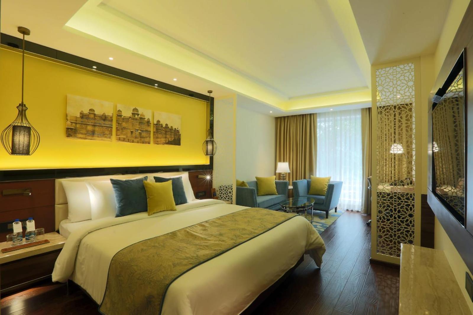 Hotel The Prithvi Near Delhi Airport Yeni Delhi Dış mekan fotoğraf